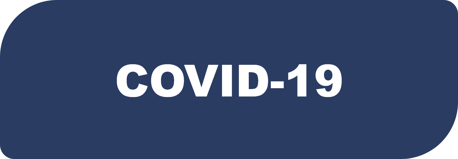 Blue button with text that reads: COVID-19