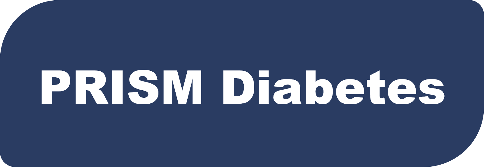 Blue button with text that reads: PRISM Diabetes